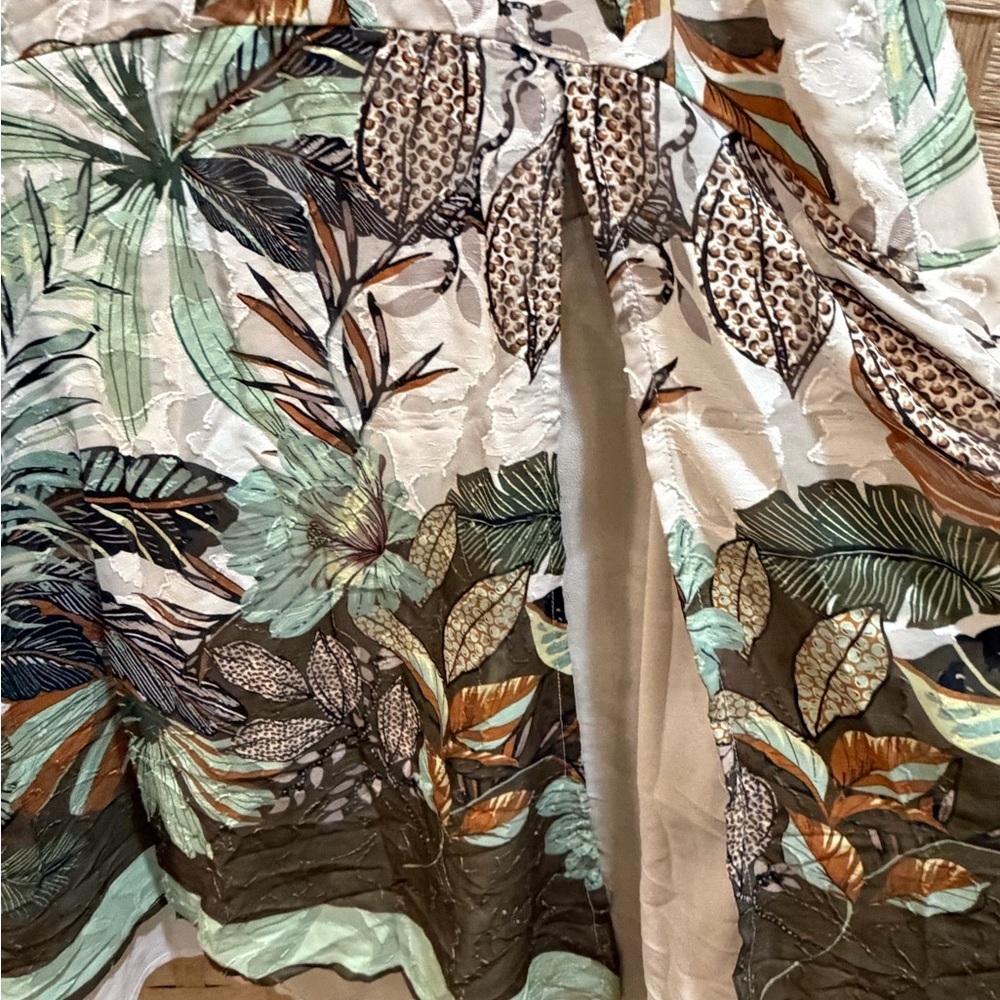 SUPER NATURAL by SECRET MISSION Jacquard Georgette Sandra Skirt Size Small - Picture 3 of 3
